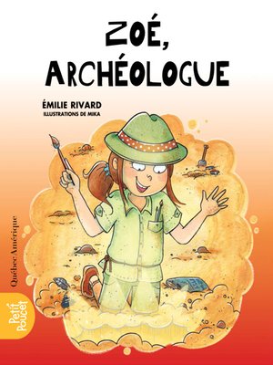 cover image of Zoé, archéologue
